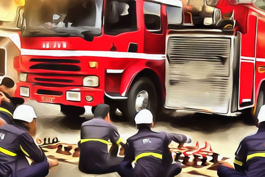 Анекдоты Как пожар, так хоть увольняйся